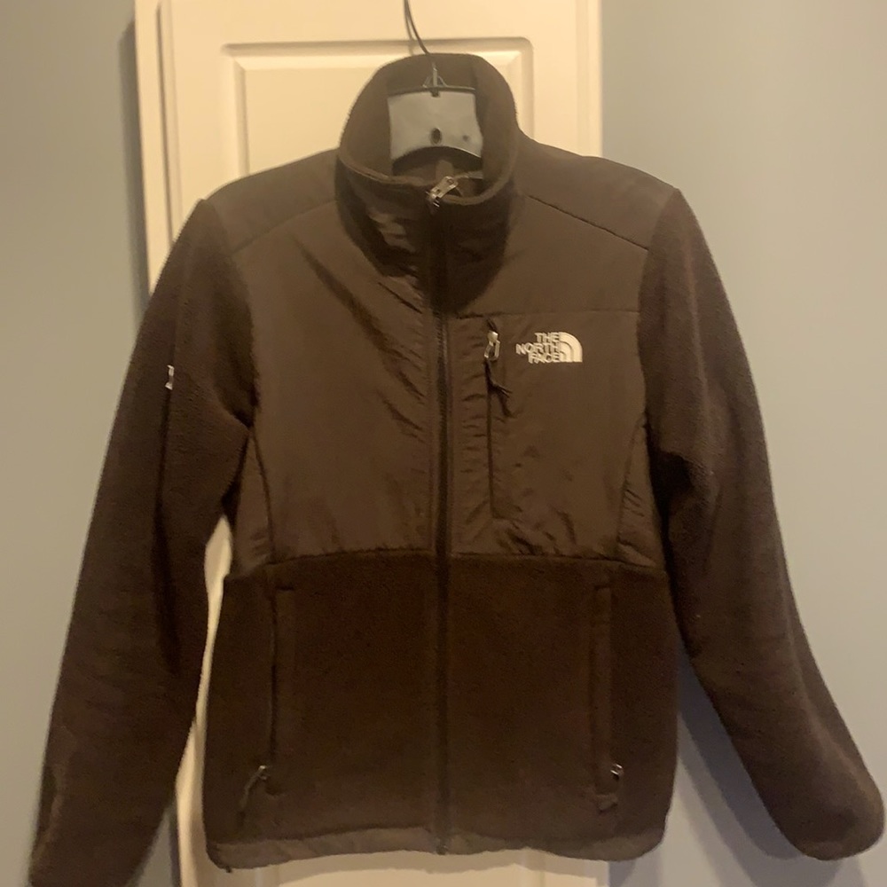 Women’s XS brown The North Face fleece jacket